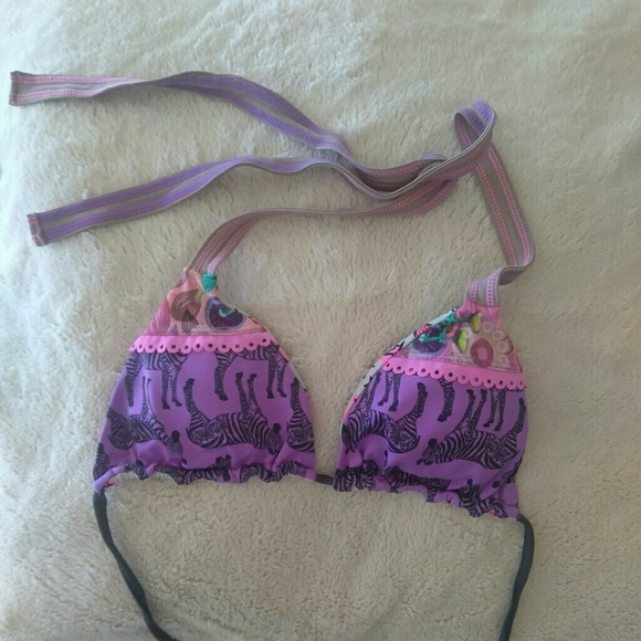 Maaji zebras and stars reversible bikini top 🌠 - Picture 5 of 8